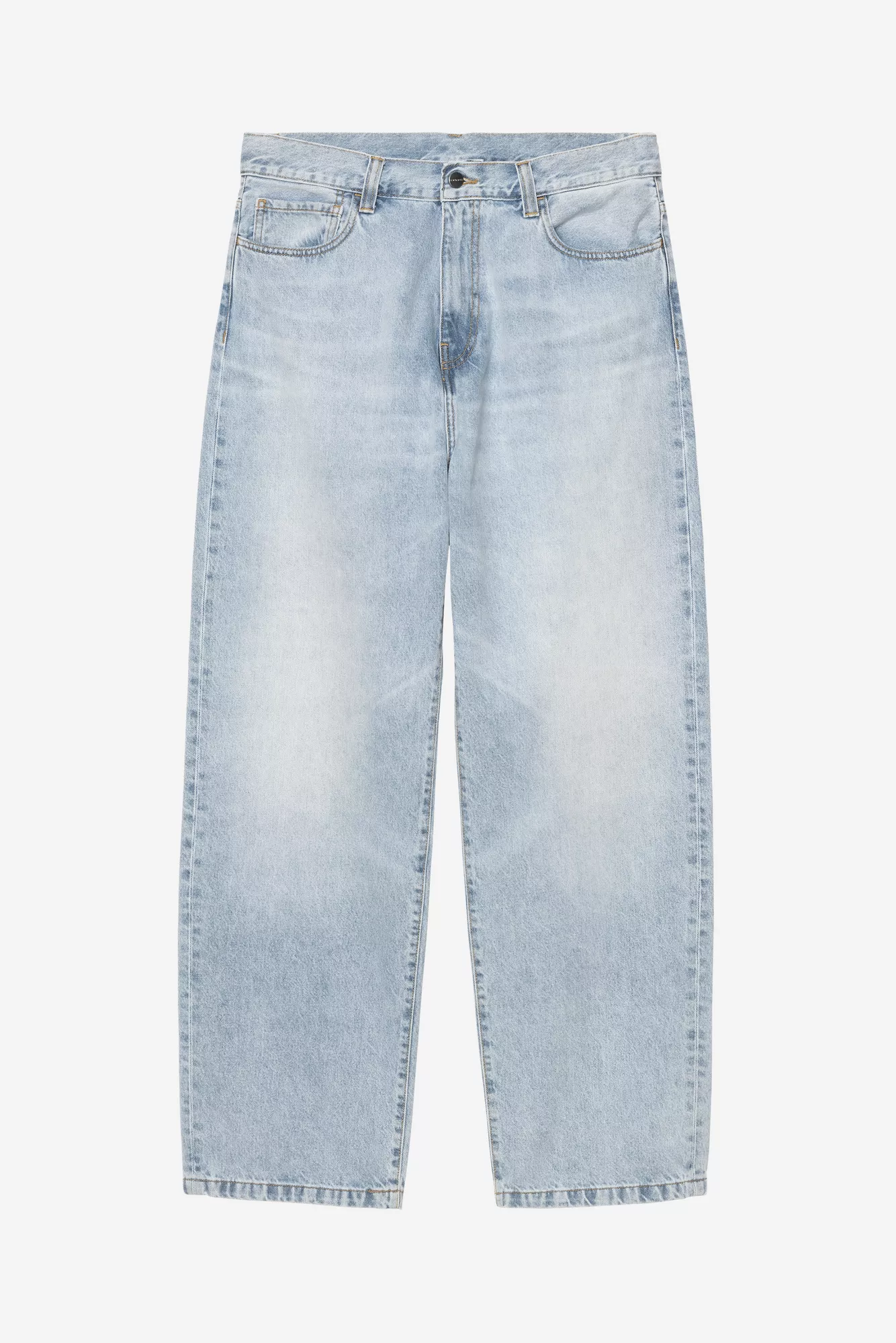 CARHARTT LANDON PANT BLUE HEAVY WORN BLEACHED - Tôpette Skateboards & Lifestyle